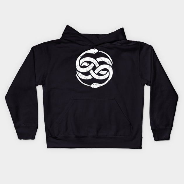 The NeverEnding Story Snake Symbol Kids Hoodie by Bukeater